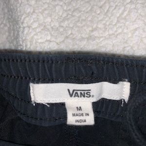 Vans black cargo shorts